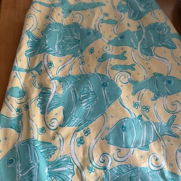 Lilly Pulitzer White Label Size 12  South Ocean Blvd Dress Strapless  EUC - Picture 4 of 7